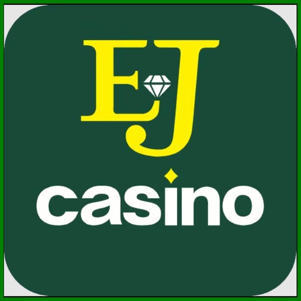 Imagem promocional da EJCASINO mostrando a plataforma e suas vantagens